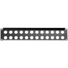 Adam Hall 19" Rackblende f. 24xXLR - 2HE  - Rackblende