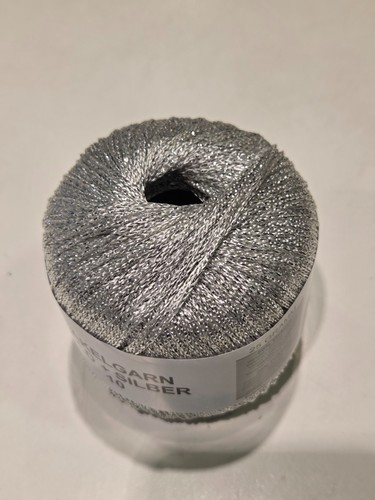 Häkelgarn silber stärke 3 - silber,