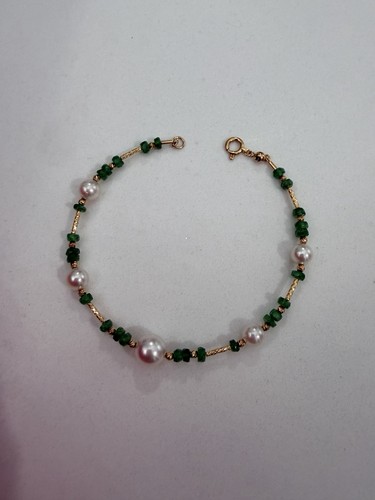 18k gold mit akoya - akoya, perle