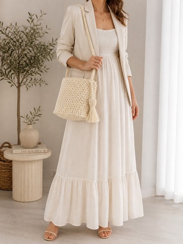 Handgemachte raffia tasche - raffia,