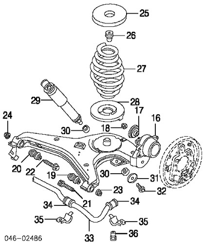 Kompletter stabilisator - vw,