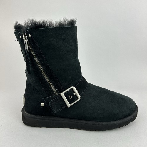 Ugg blaise black suede ankle - blaise,