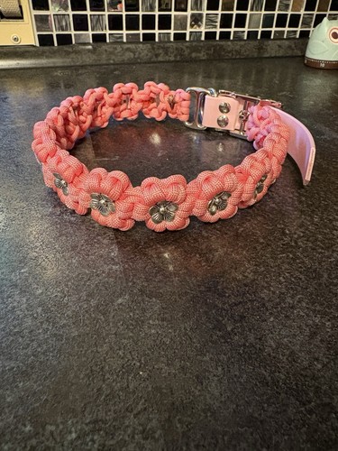 Paracord halsband blumen - paracord,