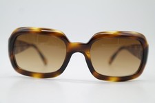 Vintage Sonnenbrille Versace 4077 Braun Silber Eckig sunglasses Brille