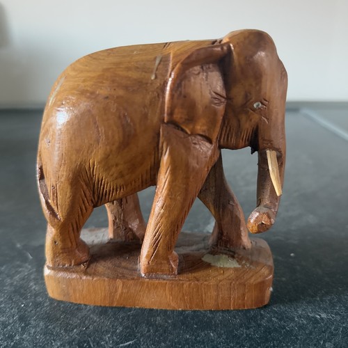 Holz elefant massiv - holz,