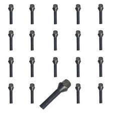 20 schwarze Radschrauben