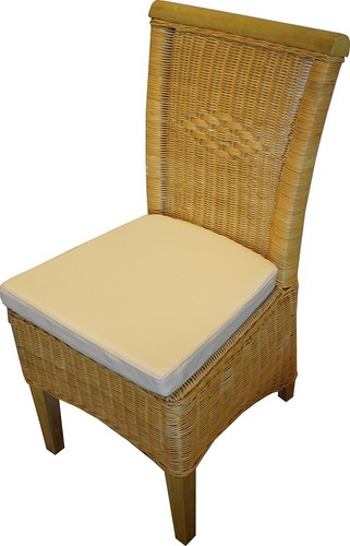 Creme leder sitzkissen - creme,