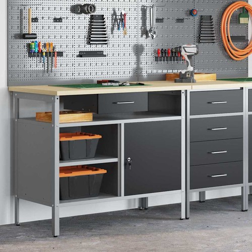 Vidaxl werkbank mit - vidaxl, schubladen