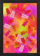 Sweet Tooth in Farbe gerahmtes