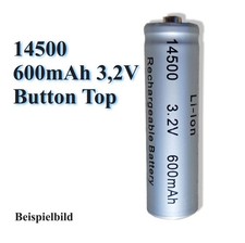 IFR 14500 600mAh 3,2V Akku Solar-Leuchten Ersatz Akku LiFePO4 Wiederaufladbar