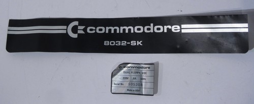 Vintage label für commodore - vintage,