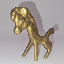 Messing Pferd Figur Walter