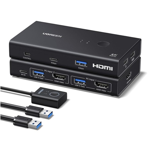 Hdmi kvm switch - 2pc, 1