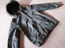 Tchibo Kids Jungen Regenjacke 122 128 TOP Outdoor Herbst Hunde Fleece gefüttert