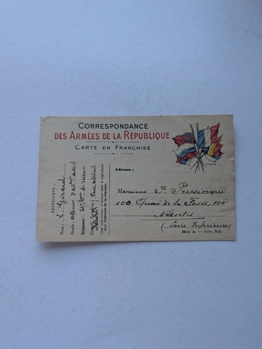 Frankreich feldpost soldaten - frankreich,