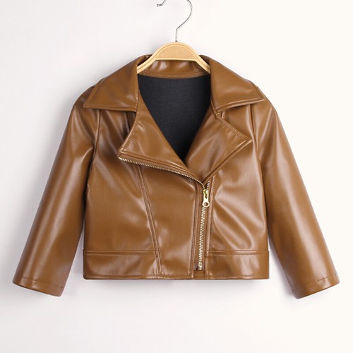 Kinder kunstleder jacke - kinder,