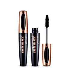 4D Extreme Volumen Mascara Wimperntusche Schwarz Wasserfest Silikon Bürste NEU