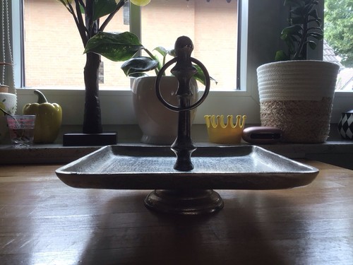 Etagere silber aluguss - silber, 1