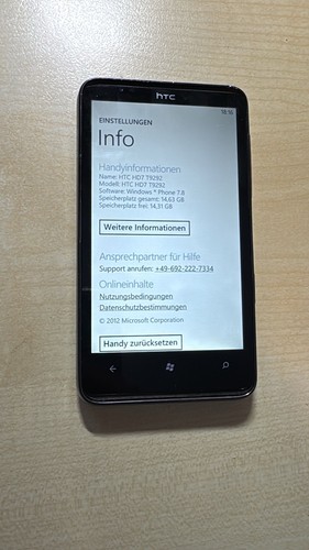 Htc hd7 t9292 8gb speicher - htc,