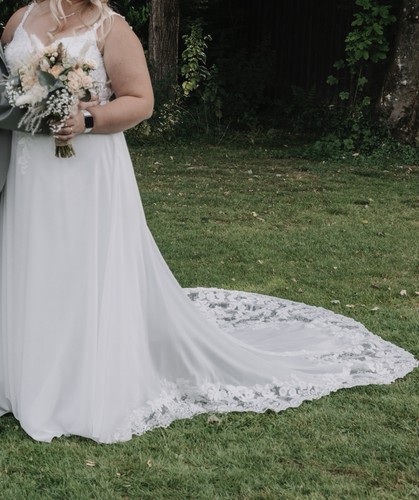 Elegantes langes brautkleid - elegantes,,