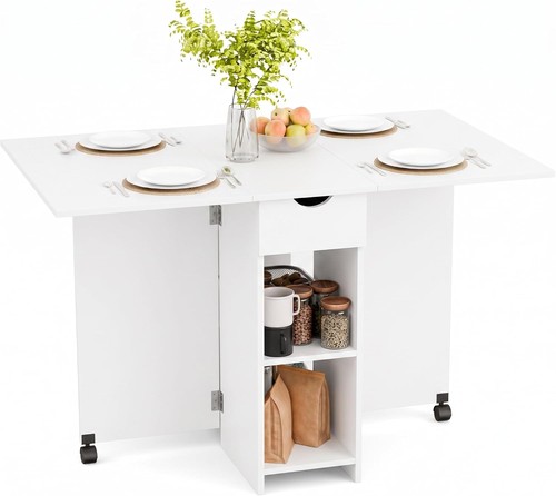 Klappbarer esstisch 120 mit - esstisch,
