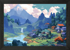 Anime Village Gerahmtes