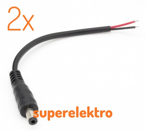 Hohlstecker x 5 5mm - 2x, 5,5mm