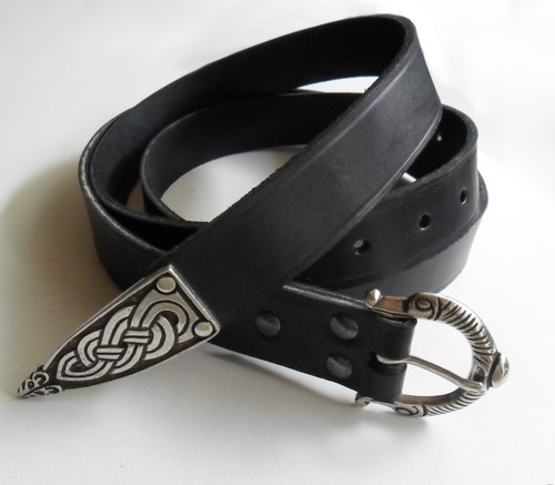 Wikinger gürtel schwarz 165 - schwarz,