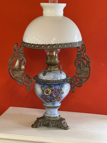 Antike jugendstil lampe - antike,