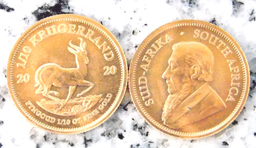 Goldmünze oz krügerrand - 1/10,
