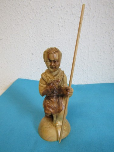 Handgeschnitzte krippenfigur - handgeschnitzte,