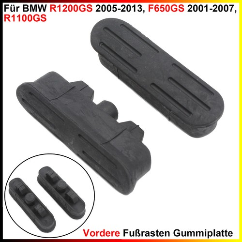 Fußrasten vorne gummiplatte - fußrasten,