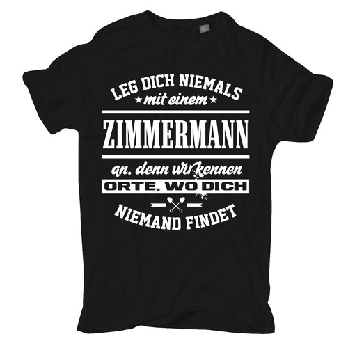 Herren tshirt leg dich - dich, mit