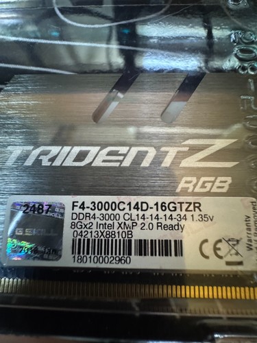 Skill trident rgb ddr4 - g.skill, z