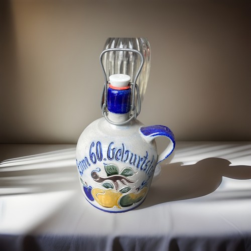 Vintage keramik krug - keramik, flasche