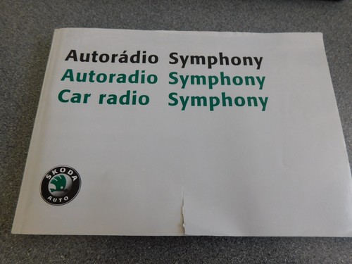 Skoda symphony autoradio - skoda,