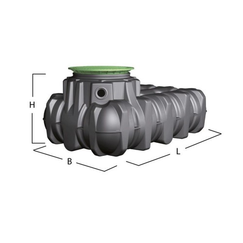 Graf platin flachtank - platin, xl