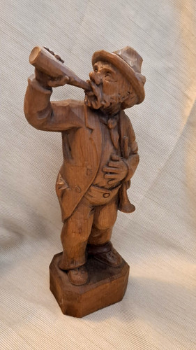 ältere holzfigur figur - holzfigur,