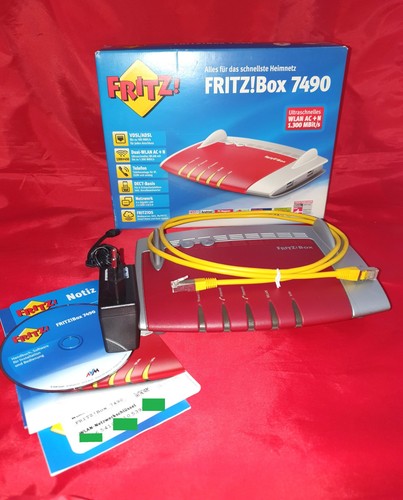 Fritz box 7490 wlan - wlan-router, mit