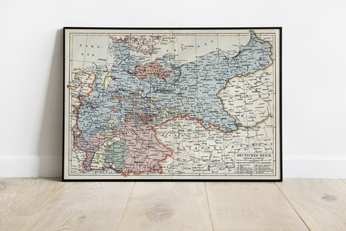 Deutsches reich 1914 karte - deutsches,