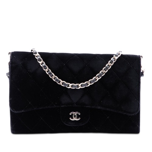 Chanel quilted velvet - chanel,