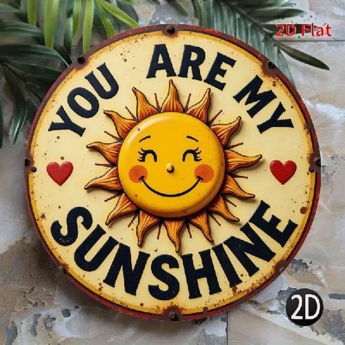 Blechschild rund you are - blechschild,