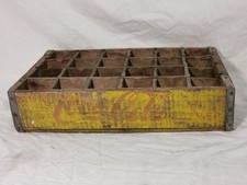 Coca cola holzkiste gelb mit - cola,