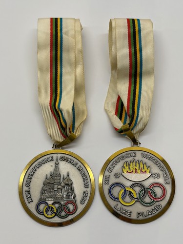 Zwei olympiade medaille - olympiade,