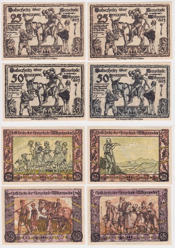 Banknoten notgeld gemeinde - 4,