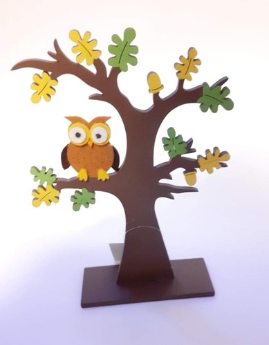 260301 dekobaum herbst holz - 260301,