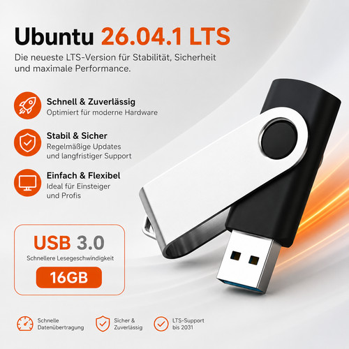Ubuntu lts 64 bit - 26.04.1, boot