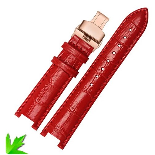 Uhrenarmband leder rot für - uhrenarmband,