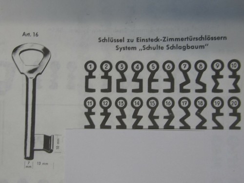 Bartschlüssel sag lang amf - bb,