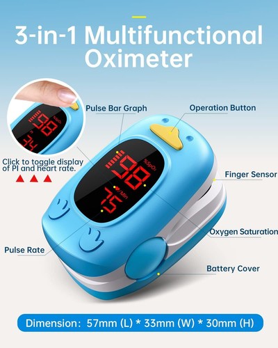 Kinder fingerpulsoximeter - kinder,